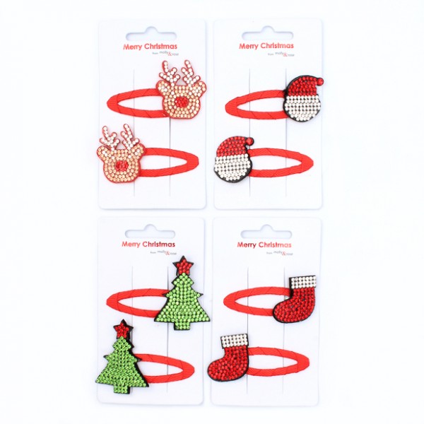 Xmas Diamante Sleepy Strip of 12 (12)